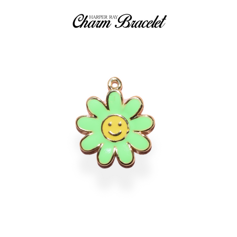 Charm Bracelet Charm - Flower Child