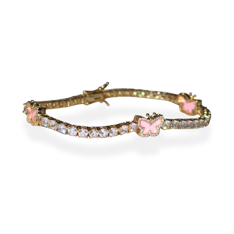 Pretty Wings Tennis Anklet