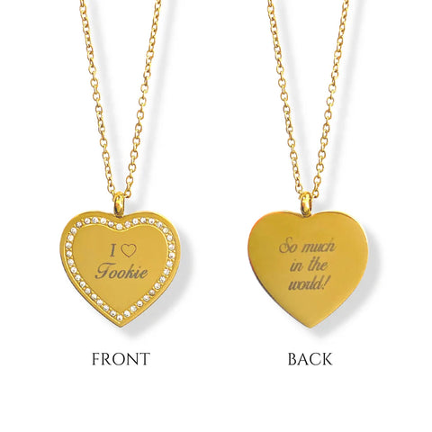 Engravable Necklace Fee *Front + Back*