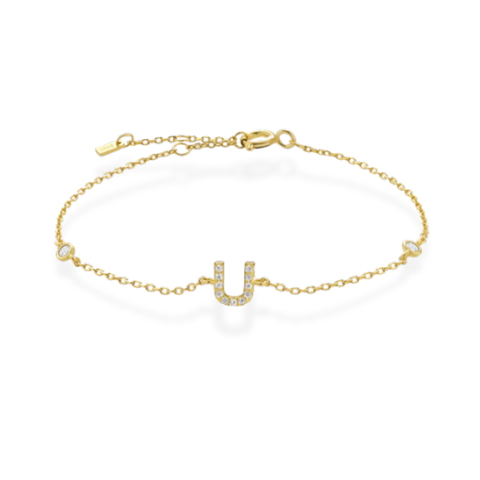 Posh Initial Bracelet