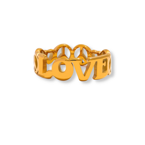 Peace & Love Ring