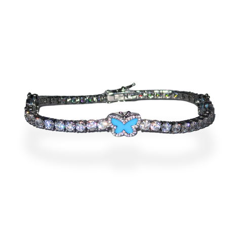 Pretty Wings Tennis Anklet