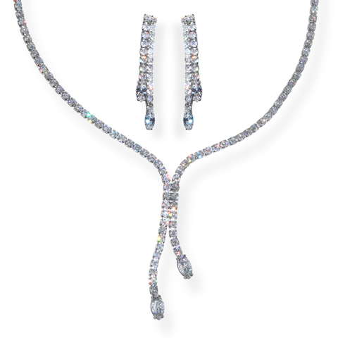 Crystal Dangle Set