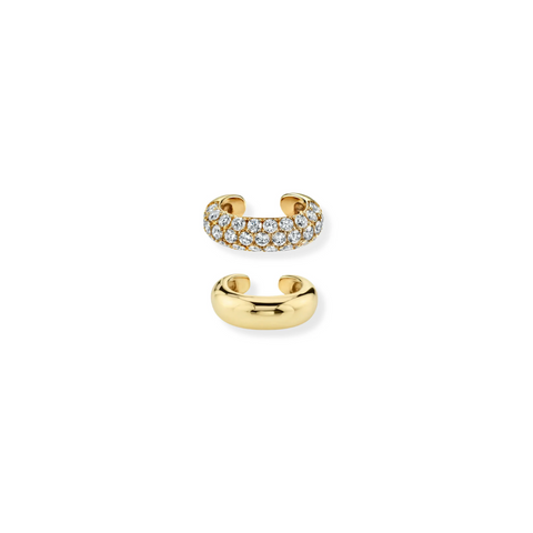 Mod Ear Cuff Set Gold