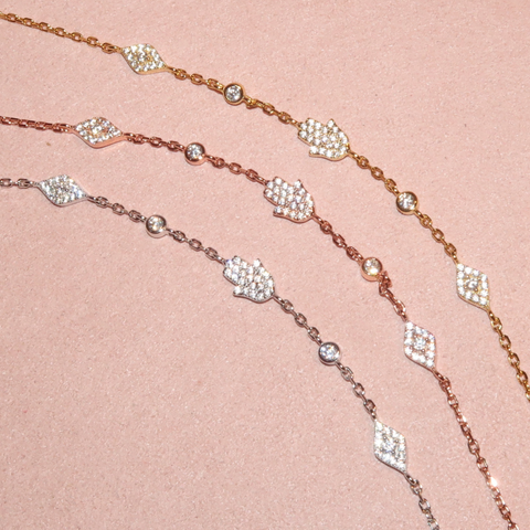 Evil Eye Hamsa Bracelet