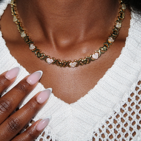 I Love You Like XO - Necklace + Bracelet + Anklet Set