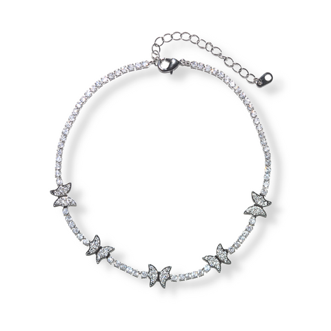 Butterfly Crystal Anklet