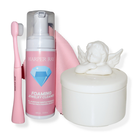 Harper Ray Foaming Jewelry Cleaner & Ceramic Dish Set