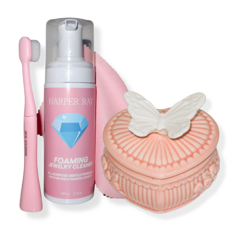 Harper Ray Foaming Jewelry Cleaner & Ceramic Dish Set